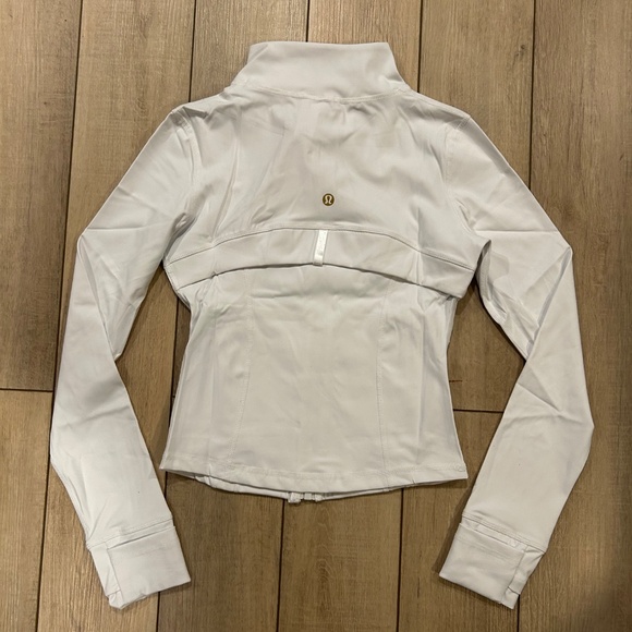 White Lululemon Define Jacket (Gold Zipper) - Picture 4 of 6